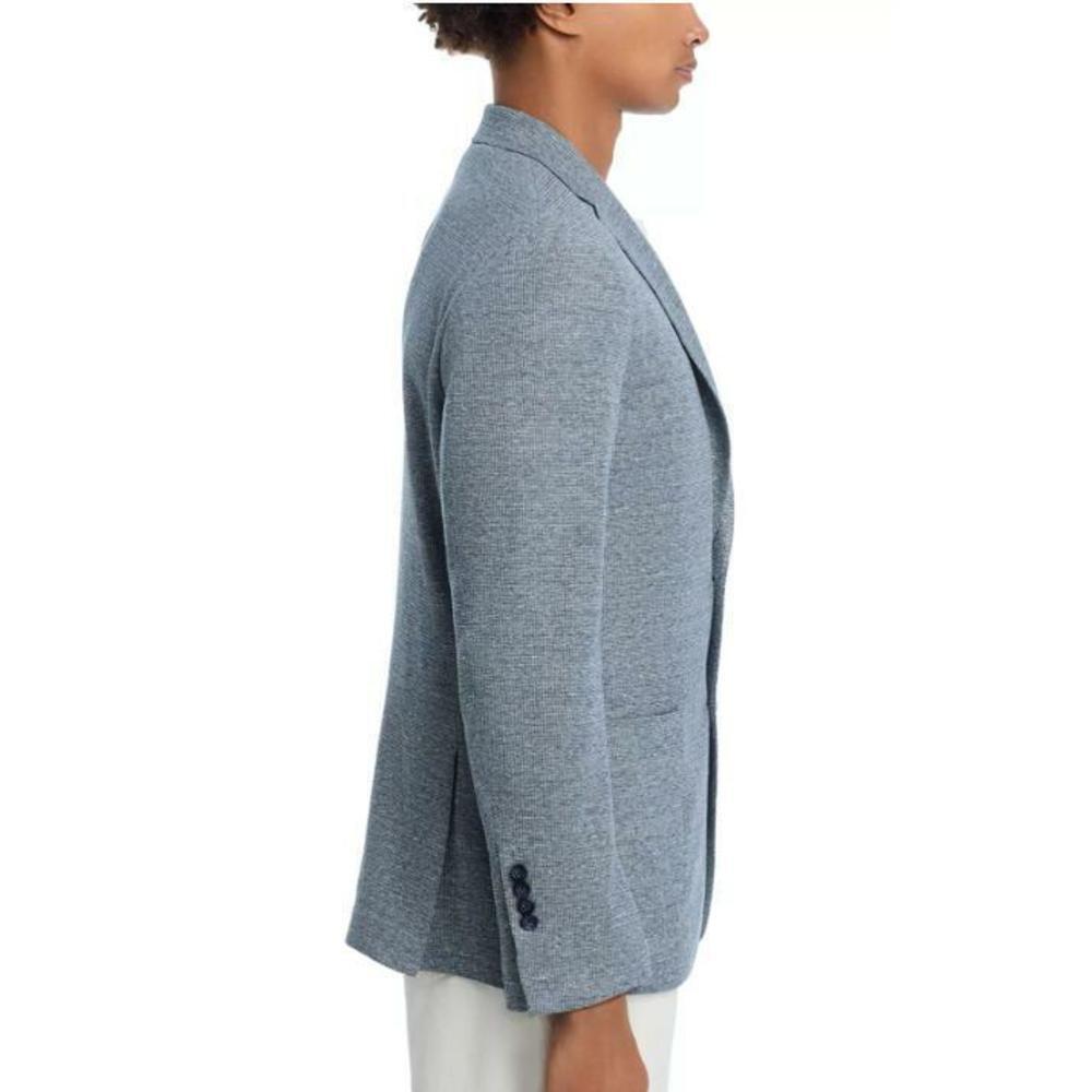 Vince Cotton Men's Slim Fit Casual Blue Sport Coat 46R Rtl $598.00 - Picture 5 of 9